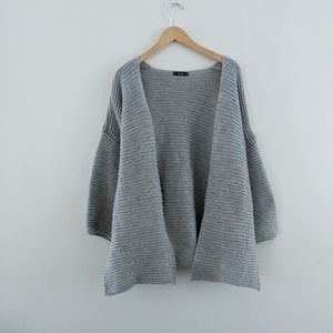 Plus Size Knit Cardigan - 2XL